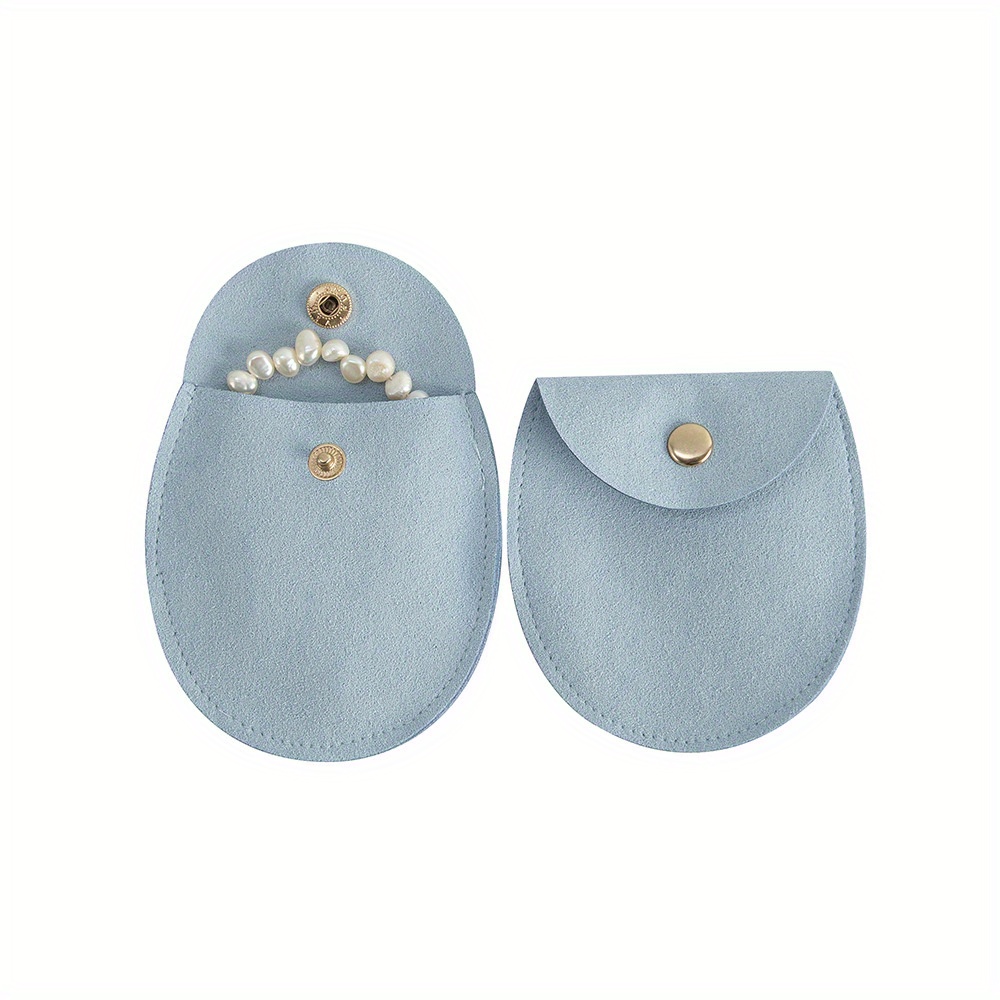 Personalized Small Storage Bag And Gift Bag, High-End Snap Jewelry Pouch